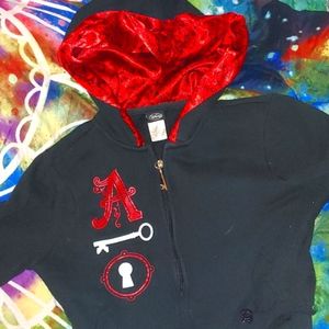 3/4 sleeve "alice" hoodie